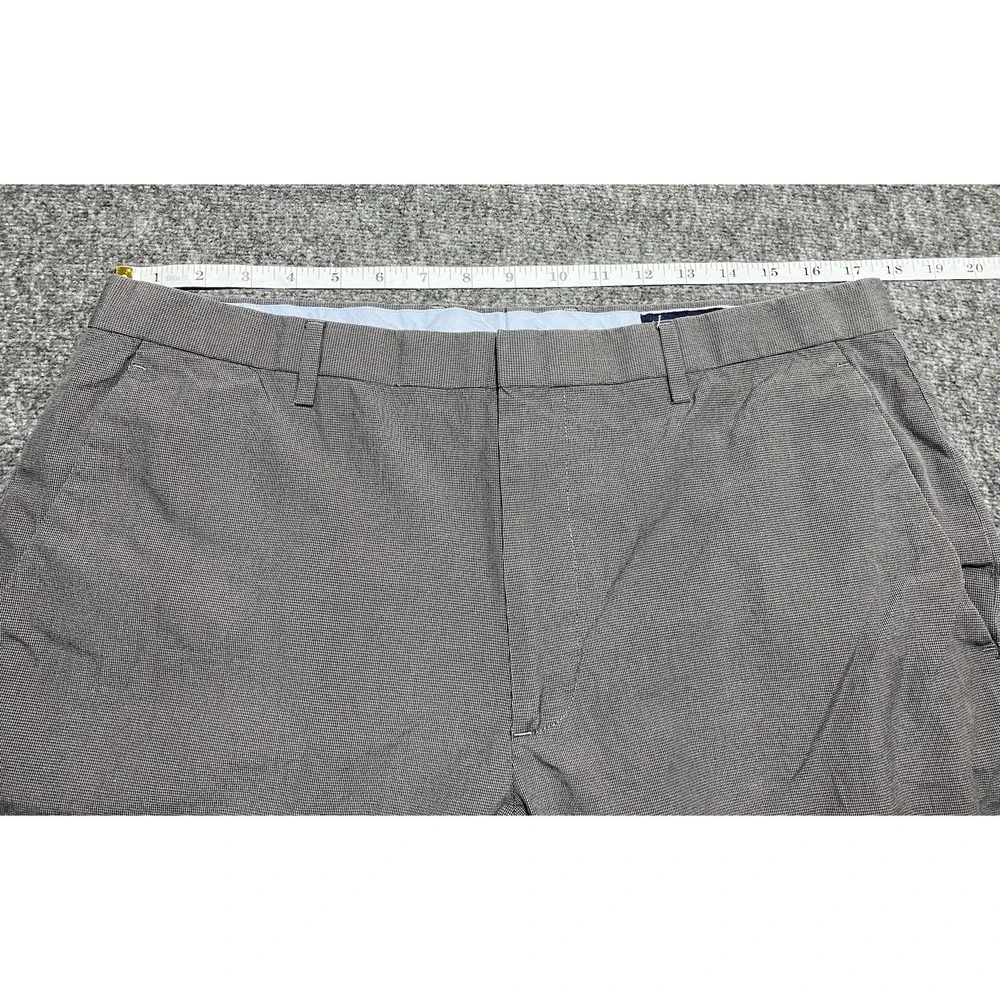 Banana Republic Modern Fit Brown Geometric Chino Pants Mens 36x34